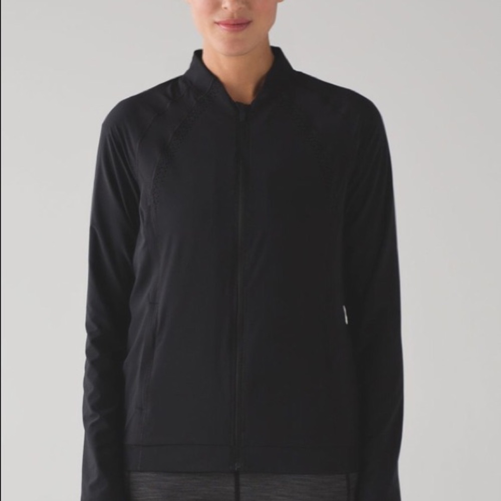 NWOT Lululemon Black Hit It Jacket